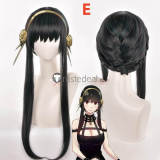 SPY x FAMILY Yor Anya Loid Black Pink Cosplay Wigs