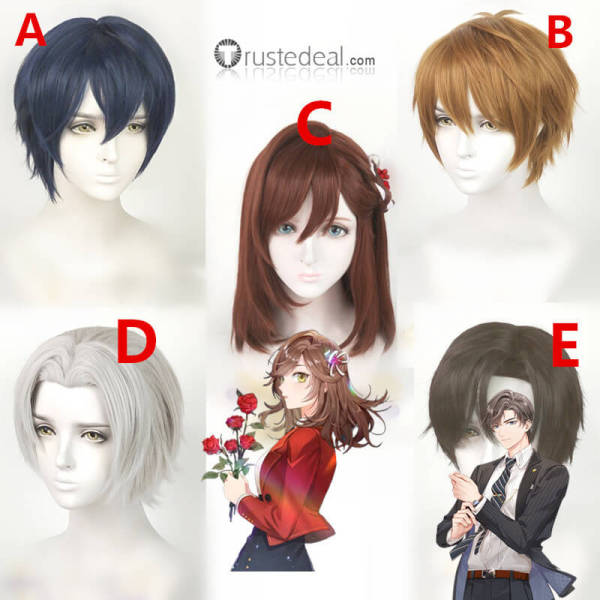 Tears of Themis MC Rosa Artem Wing Luke Pearce Marius von Hagen Vyn Richter Cosplay Wig