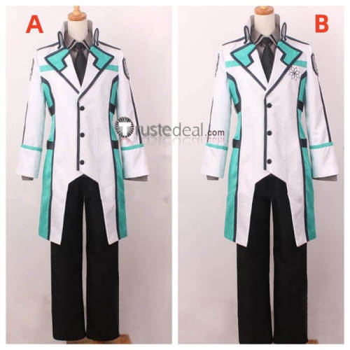 Mahouka Koukou no Rettousei Shiba Saijou Yoshida Hattori White High School Boys Uniform Cosplay Costumes