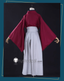 Rurouni Kenshin Himura Kenshin Red Blue Kimono Cosplay Costume 2