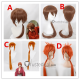 Rurouni Kenshin Himura Kenshin Brown Orange Styled Cosplay Wig