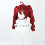 VOCALOID Kasane Teto Red Ponytails Twin Drills Cosplay Wig