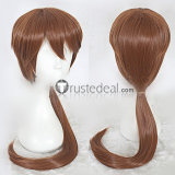 Rurouni Kenshin Himura Kenshin Brown Orange Styled Cosplay Wig