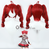 VOCALOID Kasane Teto Red Ponytails Twin Drills Cosplay Wig