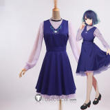 Oshi no Ko My Star Akane Kurokawa Mem-Cho Blue Purple Cosplay Costume