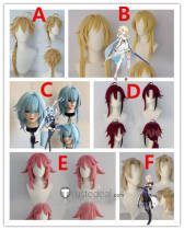 Genshin Impact Yae Miko Aether Lumine Shikanoin Eula Albedo Styled Cosplay Wigs