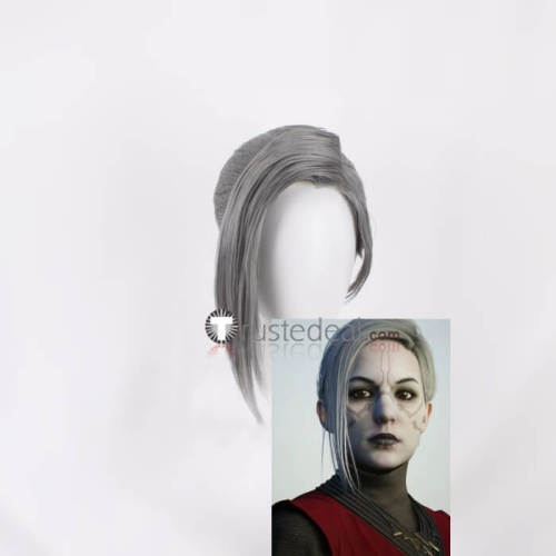 Star Wars Jedi Fallen Order Merrin Sabine Wren Purple Grey Styled Cosplay Wigs