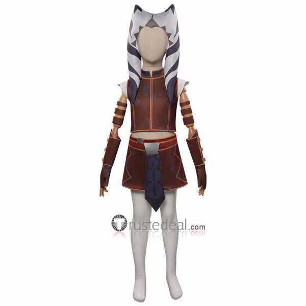 Star Wars Tales of the Jedi  Ahsoka Tano Child Kids Cosplay Costume