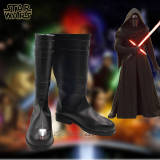 Star Wars the Force Awakens Kylo Ren Black Cosplay Boots Shoes