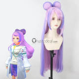 Pokemon Scarlet Violet Miriam Nemona Black Green Pink Styled Cosplay Wig