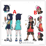 Pokemon Horizons The Series Pocket Monsters Liko and Roy's Departure Liko Roy Cosplay Costume