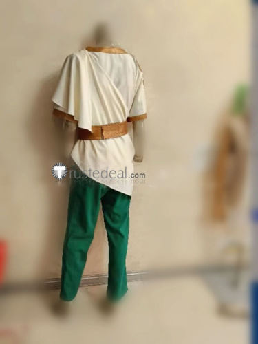 Pokemon Legends Arceus Volo White Green Cosplay Costume