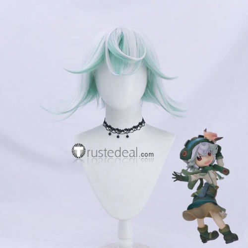Made in Abyss Prushka Green Blue Cosplay Costume