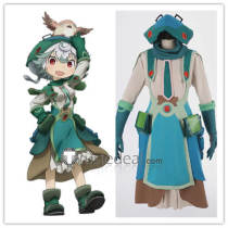 Made in Abyss Prushka Green Blue Cosplay Costume