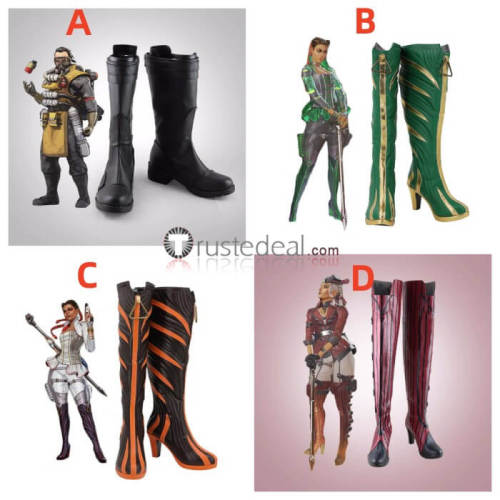 Apex Legends Loba Andrade Caustic Cosplay Boots Shoes