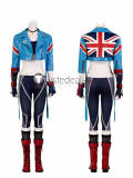 Street Fighter 6 Cammy Blue Jacket Cosplay Costume