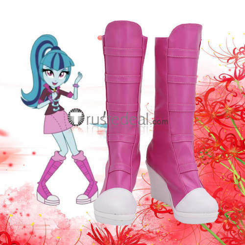 My Little Pony Equestria Girls Sonata Dusk Rainbow Dash Aria Blaze Adagio Dazzle Rock Cosplay Boots Shoes