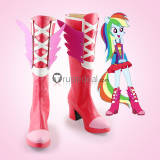 My Little Pony Friendship is Magic Rainbow Dash Fluttershy Applejack Sunset Shimmer Cosplay Boots Shoes