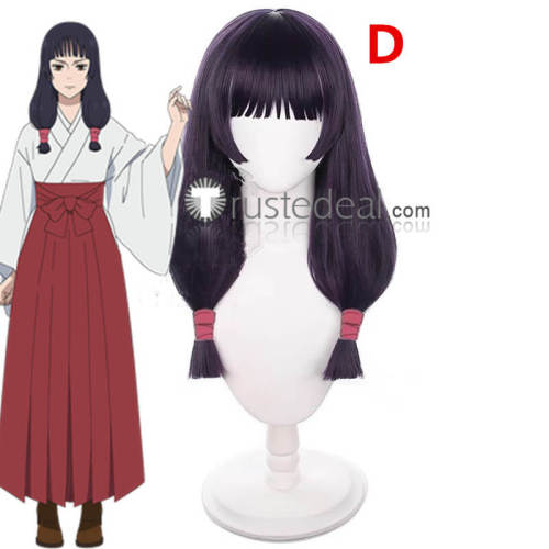 Jujutsu Kaisen Sorcery Fight Junpei Yoshino Noritoshi Kamo Utahime Iori Black Purple Cosplay Wigs
