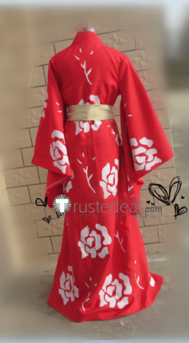 XxxHolic Watanuki Kimihiro Red Kimono Cosplay Costume