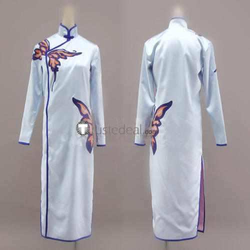 XxxHolic Watanuki Kimihiro Blue Cheongsam Canvas Cosplay Costume