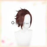 Kimetsu no Yaiba Demon Slayer Tanjiro Kamado Ponytail Styled Cosplay Wig