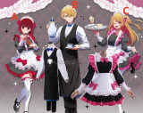 Oshi no Ko My Star Sweets Paradise Hoshino Ruby Kana Arima Aqua Cafe Maid Cosplay Costume