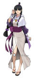 Phoenix Wright Ace Attorney Maya Fey Mayoi Ayasato Purple Maid Cosplay Costume