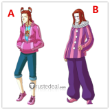 Phoenix Wright Ace Attorney Gyakuten Kenji Simon Keyes Souta Sarushiro Clown Pink Cosplay Costume