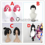 Phoenix Wright Ace Attorney Maya Fey Mayoi Ayasato Susato Mikotoba Phoenix Wright Geiru Toneido Black Styled Cosplay Wig