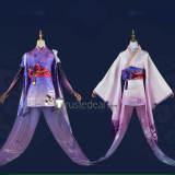 Genshin Impact Beelzebul Raiden Ei Shogun Baal Kimono Cosplay Costume