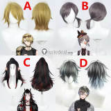 Vtuber Virtual YouTuber Mysta Rias Ike Eveland Luca Kaneshiro Vox Akuma New Outfit Cosplay Wig