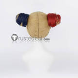 Suicide Squad Kill The Justice League Batman and Harley Quinn Long Blonde Pink Red Cosplay Wig