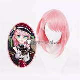Genshin Impact Charlotte Furina Focalors Flins Silver Blue Pink Cosplay Wig