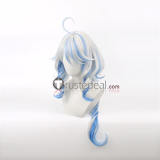 Genshin Impact Charlotte Furina Focalors Flins Silver Blue Pink Cosplay Wig
