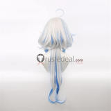 Genshin Impact Charlotte Furina Focalors Flins Silver Blue Pink Cosplay Wig