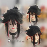 KILL la KILL Ryuko Matoi Fighting Kamui Senketsu Styled Black Blue Red Cosplay Wig