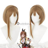 Atelier Ryza Ever Darkness the Secret Hideout raizarin Reisalin Ryza Stout Brown Cosplay Wig