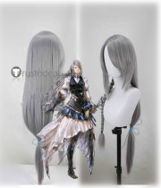 Final Fantasy XVI Jill Warrick Grey Styled Cosplay Wig
