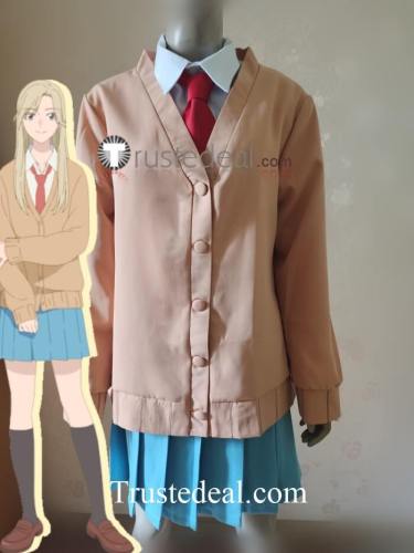Skip and Loafer Mika Egashira Yuzuki Murashige Makoto Kurume Uniform Cosplay Costume