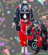 Vocaloid Magical Mirai 2023 Miku Hatsune Black Red Cosplay Costume