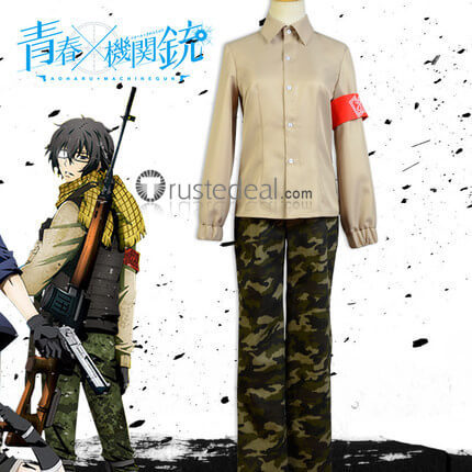 Aoharu x Machinegun Tooru Yukimura Battle Outfit Cosplay costume