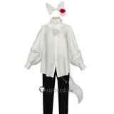 Vtuber Nijisanji ChroNoiR Kanae Kuzuha Reunion White Black Neko Cosplay Costume