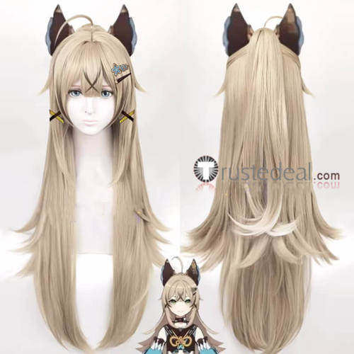 Genshin Impact Kirara Cosplay Brown Cosplay Wig Tails