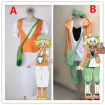 Pokemon Black and White Bianca Cosplay Costume