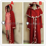 Warhammer 40k Adeptus Mechanicus Tech Priest Heretek Magos Juris Red Cape Cosplay Costume