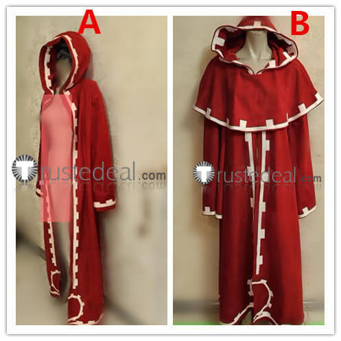 Warhammer 40k Adeptus Mechanicus Tech Priest Heretek Magos Juris Red Cape Cosplay Costume