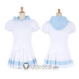 Pokemon Ultra Sun and Ultra Moon Lillie White and Blue Cosplay Costume 2