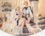 ChuShouMao Genshin Impact Traveler Lumine Hotaru Ying Fanart Doujin Party Gown Cosplay Costume