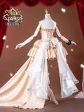 ChuShouMao Genshin Impact Traveler Lumine Hotaru Ying Fanart Doujin Party Gown Cosplay Costume